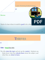 Thieves A Great Previewing Textbook