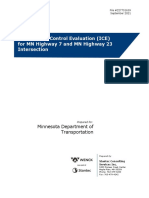 Intersection Control Evaluation Report Final 090121