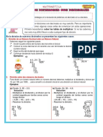 Problemas Con Divisiones Con Decimales