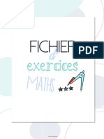 Fichier Exercice Maths cm1