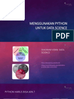 Materi - Webinar Python For Data Science Introduction