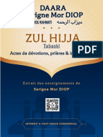 Zul Hijja - actes de dévotions, Prières & Invocation