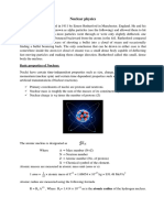 Nuclear Physics: Basic Properties of Nucleus