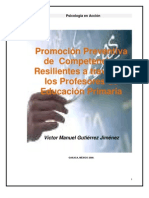 Promociòn  de  Resiliencia en Profesores de Educ. Primaria_Victor Gutierrez