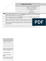 Prueba Técnica Excel