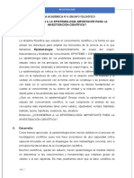 La importancia de la epistemología para la investigación científica según Popper