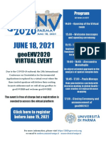 GeoENV2020 Flyer