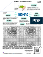 Mapas mentais dos biomas brasileiros