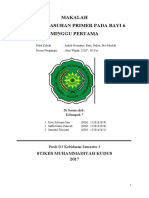 Rencana Asuhan Primer Pada 6 Minggu Pertama