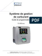 Guide programmation gestion carburant