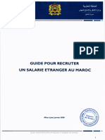 Guide Pour Recruter Un Salarie Etranger Au Maroc PDF