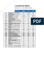 Tarifas Allianz Honorarios Medicos Nal 2021