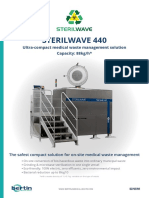 Sterilwave 440: Ultra-Compact Medical Waste Management Solution Capacity: 88kg/h