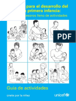 Guía de Actividades - Conjunto Para El Desarrollo Del Niño en La Primera Infancia