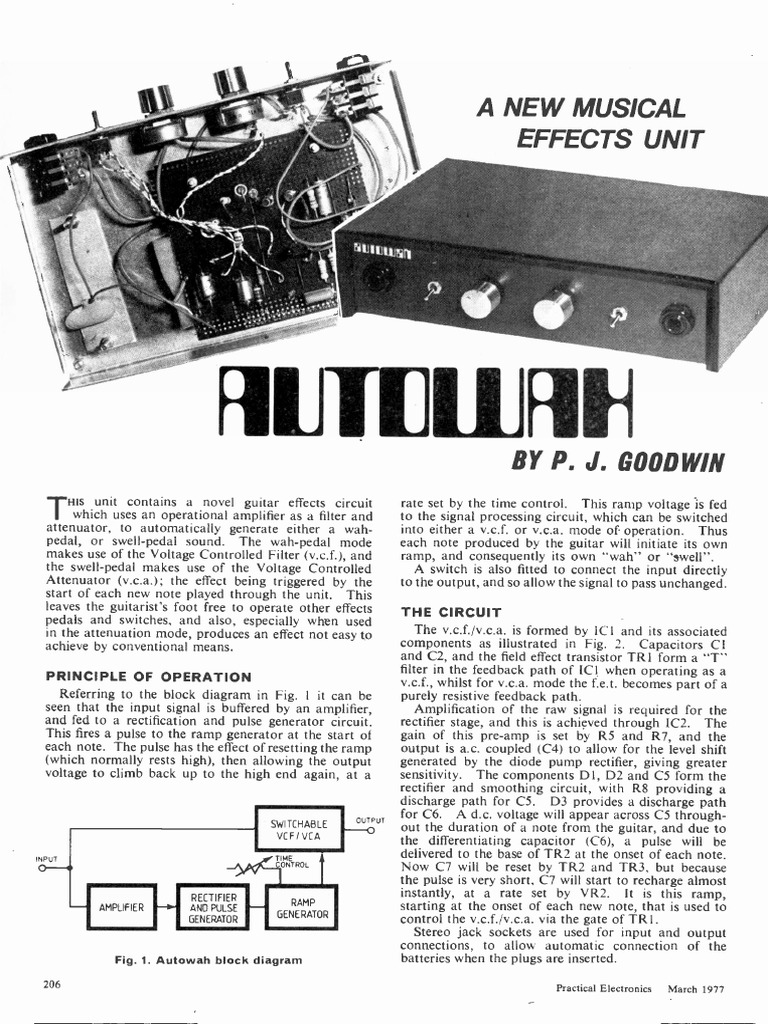Fiijt A New Musical Effects Unit PDF Amplifier Rectifier