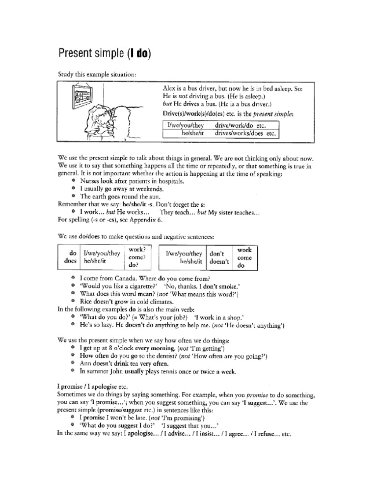 Simple Present | PDF | Linguistic Typology | Linguistics