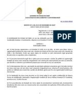 Decreto Nº 1.190, De 25 de Novembro de 2020