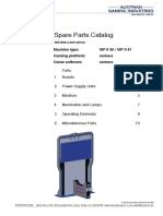 Spare Parts Catalog: Machine Type: Vip Ii 46 / Vip Ii 47 Gaming Platform: Various Game Software: Various