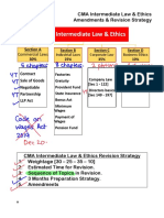 CMA Intermediate Law & Ethics Revision Strategy