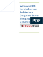 Windows 2008 Terminal Service Architecture