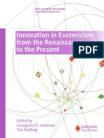 Innovation in Esotericism From The Renaissance To The Present