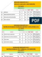 Calendario Academico Ingresantes 2021-1