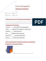 Deutsch A1 Test Kapitel 2