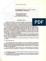 El concepto de propiedad en la Ley 15.020