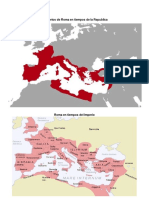 Territorios de Roma en Tiempos de La Republica