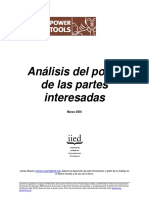 Stakeholder Power Tool Spanish