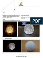 High Detailed Moon Lamp