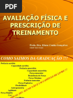 avaliação física e prescrição de treinamento