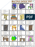 furniture vocabulary esl multiple choice tests for kids