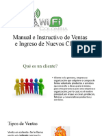 Manual Instructivo de Ventas e Ingreso de Nuevos