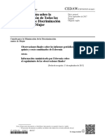 Convención Sobre La Eliminación de Todas Las Formas de Discriminación Contra La Mujer