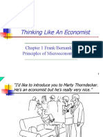 Thinking Like An Economist: Chapter 1 Frank/Bernanke, Principles of Microeconomics