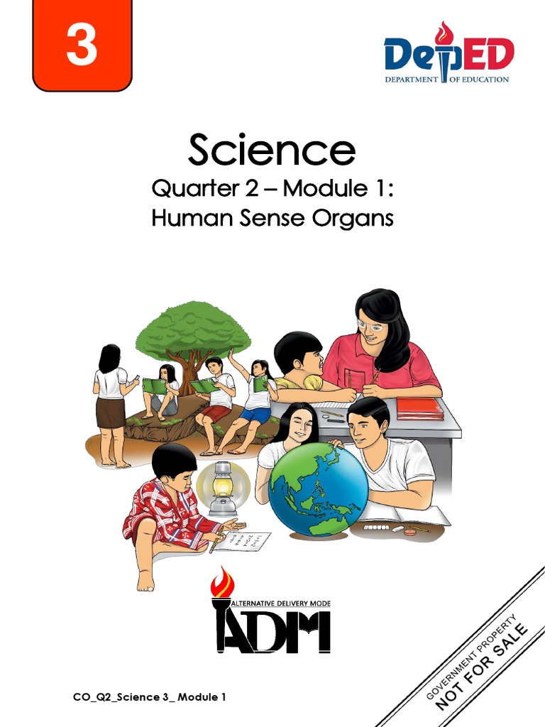 Scie3 - q2 - Mod1 - Human Sense Organs - V4 | PDF | Senses | Taste