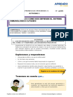 Titulo: Explico Como Nos Defiende El Sistema Inmunologico Cutaneo