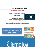 CONTROL DE GESTION - CLASE 1