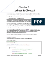 5 Methods & Objects I
