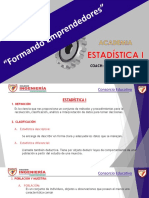 Estadística I: Conceptos básicos de población, muestra, variables y distribución de frecuencias