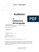 Autismo y Terapia de Lenguaje