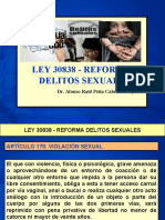 LEY 30838 - REFORMA DELITOS SEXUALES