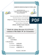 ETUDE DE SHEMA DIRECTEUR D'AEP Ibn Badis