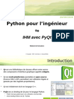 Python Module IHM PyQt