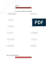 Fichas Fracciones Op Combinadas 1ESO