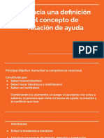 Relación de ayuda centrada en la persona