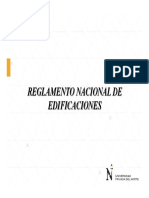 Reglamento Nacional de Edificaciones