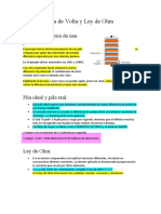 PIla Ideal y Ley de Ohms