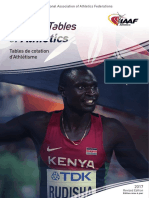 IAAF Scoring Tables of Athletics - Outdoor